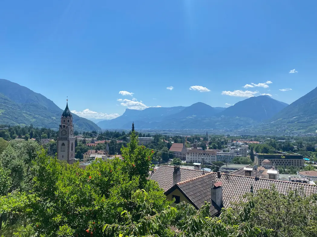 view of the landscape around meran